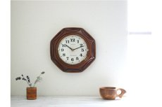 画像8: ミッドセンチュリー レトロ ドイツ製 KIENZLE 陶器の壁掛け時計 (8)