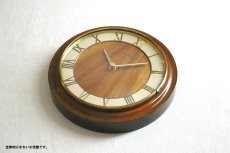 画像2: ヴィンテージ アンティーク ミッドセンチュリー レトロ 木製 ドイツ Muhlheim 木製 壁掛け時計 (2)
