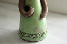 画像5: 北欧ヴィンテージ Elbogen keramik 陶器のお人形のフラワーベース（花器） (5)