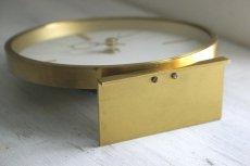 画像9: ヴィンテージ アンティーク ミッドセンチュリー レトロ ドイツ Dugena 真鍮の置き時計 (9)