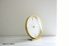 画像2: ヴィンテージ アンティーク ミッドセンチュリー レトロ ドイツ Dugena 真鍮の置き時計 (2)