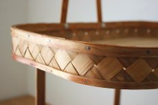 画像8: 北欧ヴィンテージ　木製の2段トレイ (8)