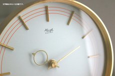 画像3: ヴィンテージ アンティーク ミッドセンチュリー レトロ ドイツ KIENZLE 真鍮製の置き時計 (3)