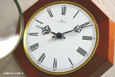 画像3: ミッドセンチュリー レトロ ドイツ Junghans チークの壁掛け時計 (3)