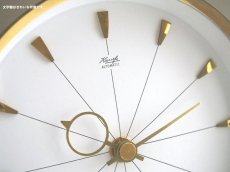 画像4: ミッドセンチュリー レトロ ドイツ KIENZLE 真鍮製の置き時計 (4)