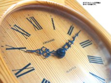 画像3: ミッドセンチュリー レトロ ドイツ Junghans 木製の壁掛け時計 (3)