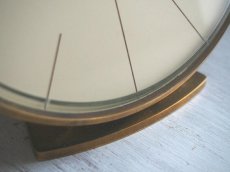 画像6: ミッドセンチュリー レトロ ドイツ KIENZLE 真鍮製の置き時計 (6)