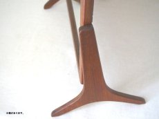 画像3: 北欧ヴィンテージ　チークのテーブルミラー (3)