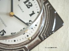 画像4: ミッドセンチュリー レトロ  KIENZLE 陶器の壁掛け時計 (4)