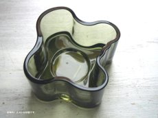 画像2: iittala Alvar Aalto イッタラ キャンドルホルダー モスグリーン (2)