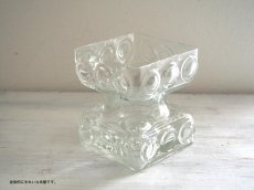 画像2: 北欧ヴィンテージ　Riihimaen lasi ガラスのフラワーベース/花器/花瓶/キャンドルスタンド (2)