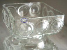 画像4: 北欧ヴィンテージ　Riihimaen lasi ガラスのフラワーベース/花器/花瓶/キャンドルスタンド (4)