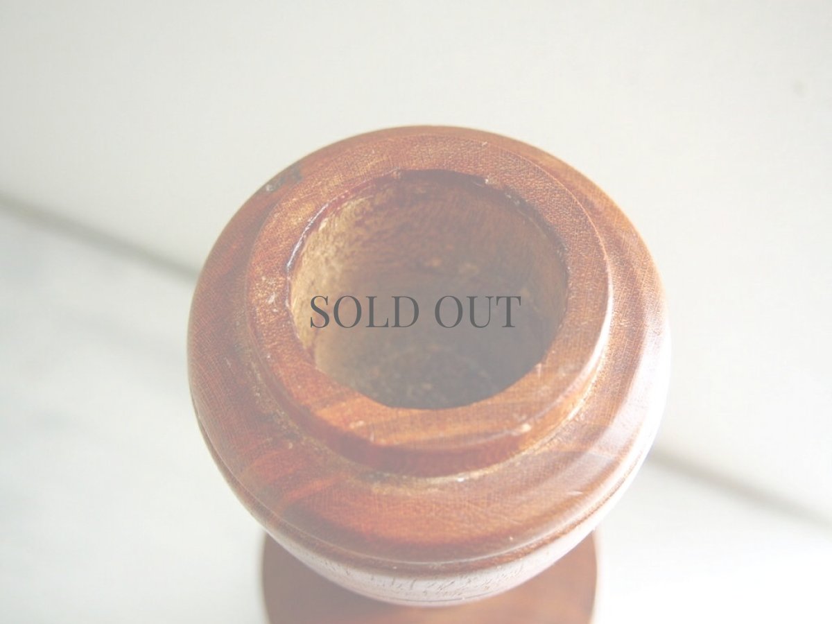 画像3: 北欧ヴィンテージ雑貨　チークのキャンドルホルダー (3)