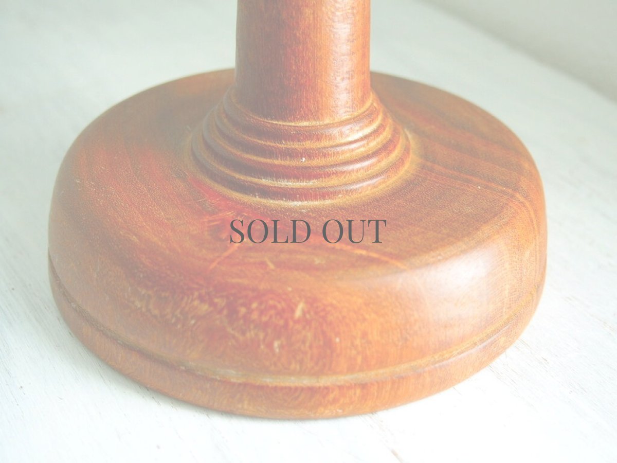 画像6: 北欧ヴィンテージ雑貨　チークのキャンドルホルダー (6)