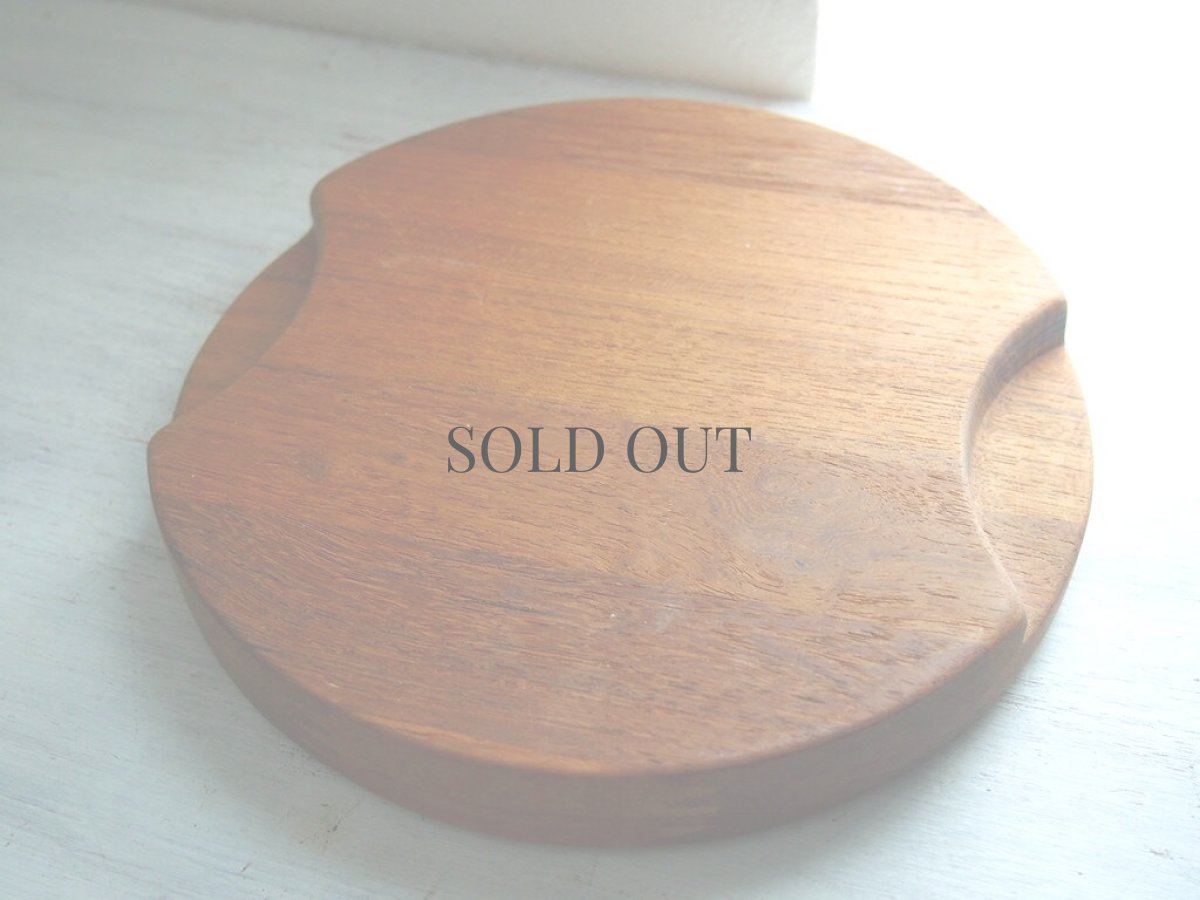 画像8: 北欧ヴィンテージ雑貨　ガラスとチークのケーキドーム (8)