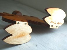 画像5: 北欧ヴィンテージ雑貨 トナカイの木製キャンドルホルダー (5)