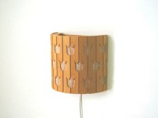 画像5: 木製の壁付けランプ  (5)