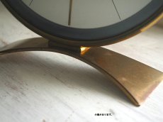 画像7: ミッドセンチュリー レトロ ドイツ Mauthe 真鍮の置き時計 (7)