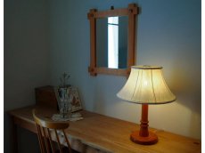 画像1: 北欧ヴィンテージ　木製テーブルランプ (1)