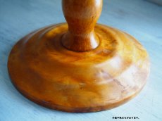 画像11: 北欧ヴィンテージ 木製のテーブルミラー (11)