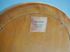 画像13: 北欧ヴィンテージ 木製のテーブルミラー (13)