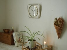 画像4: ミッドセンチュリー レトロ ドイツ KIENZLE 陶器の壁掛け時計 (4)