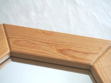 画像6: 北欧ヴィンテージ　木製ウォールミラー (6)