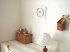 画像1: ミッドセンチュリー レトロ ドイツ Peter 陶器の壁掛け時計 (1)