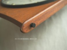 画像6: ミッドセンチュリー レトロ Junghans チークの壁掛け時計 (6)