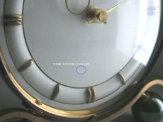画像8: ミッドセンチュリー レトロ Hermle 真鍮製の置き時計 (8)