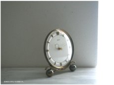 画像6: ミッドセンチュリー レトロ Hermle 真鍮製の置き時計 (6)