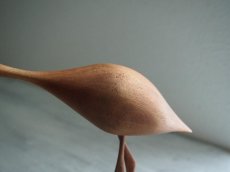 画像8: 北欧ヴィンテージ雑貨　チークの鳥の置物 (8)