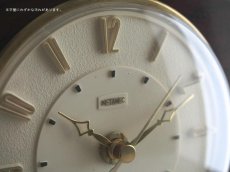 画像9: ミッドセンチュリー レトロ Metamec 木製置き時計 (9)