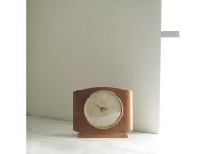 画像5: ミッドセンチュリー レトロ Smiths 木製アンティーク置き時計  (5)