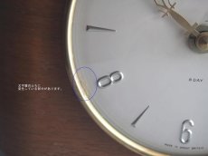 画像11: ミッドセンチュリー レトロ Smiths 木製アンティーク置き時計  (11)