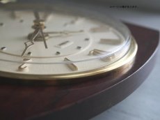 画像11: ミッドセンチュリー レトロ Metamec 木製置き時計 (11)