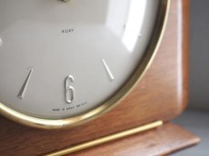 画像10: ミッドセンチュリー レトロ Smiths 木製アンティーク置き時計  (10)