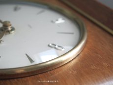 画像12: ミッドセンチュリー レトロ Smiths 木製アンティーク置き時計  (12)