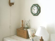 画像3: ミッドセンチュリー レトロ ドイツ製 KIENZLE 陶器の壁掛け時計 (3)