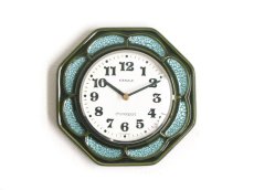 画像6: ミッドセンチュリー レトロ ドイツ製 KIENZLE 陶器の壁掛け時計 (6)