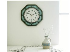 画像4: ミッドセンチュリー レトロ ドイツ製 KIENZLE 陶器の壁掛け時計 (4)