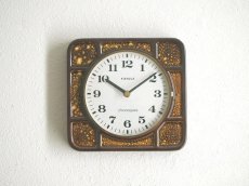 画像5: ミッドセンチュリー レトロ ドイツ KIENZLE 陶器の壁掛け時計 (5)