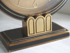 画像12: ミッドセンチュリー レトロ ドイツ Klingel 真鍮の置き時計 (12)