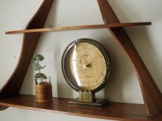 画像3: ミッドセンチュリー レトロ ドイツ Klingel 真鍮の置き時計 (3)