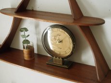 画像4: ミッドセンチュリー レトロ ドイツ Klingel 真鍮の置き時計 (4)