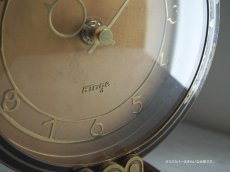 画像10: ミッドセンチュリー レトロ ドイツ Klingel 真鍮の置き時計 (10)
