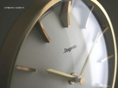 画像9: ミッドセンチュリー レトロ ドイツ Dugena 真鍮の置き時計 (9)