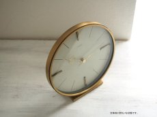 画像8: ミッドセンチュリー レトロ ドイツ KIENZLE 真鍮製の置き時計 (8)