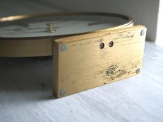 画像13: ミッドセンチュリー レトロ ドイツ KIENZLE 真鍮製の置き時計 (13)