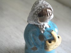 画像6: 北欧ヴィンテージ　Jie gantofta 陶器のお人形のフラワーベース/花器/花瓶 (6)